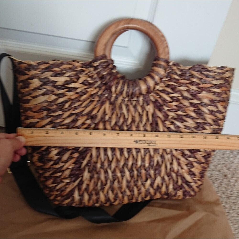 Patricia Nash Woven Luzzara Tote in brown - Picture 9 of 16